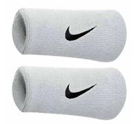 NIKE SWEATBANDS JUMBO WRISTBANDS SWOOSH BLACK OR WHITE X 1 PAIR