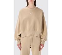Nike Sweatshirt Woman color Beige - Size: L - female