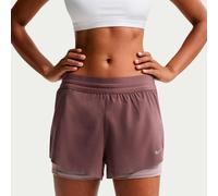 Nike Swift 2in1 Running shorts Women - mauve, lilac, Size XL