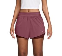 Nike Swift Dri-FIT Mid Rise 2-in-1 Women's Shorts | UK S in Pink Smoke