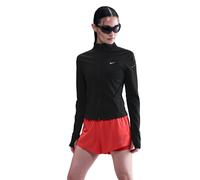 Nike Swift Half-Zip Running Shirt Women - Black, Silver, Size M