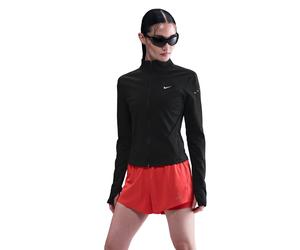 Nike Swift Half-Zip Running Shirt Women-Black,Silver, Size XL