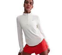 Nike Swift Half-Zip Running shirt Women - cream, silver, Size S