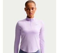 Nike Swift Half-Zip Running shirt Women - violet, silver, Size M