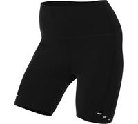 Nike Swift HJ2258-010 Women's Running Shorts with High Waistband and Pockets (Approx. 10 cm), Black/Reflective Silv, 2XL