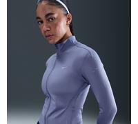 Nike Swift Women's Dri-FIT Full-Zip Mid-Layer Running Top - Blue - Polyester/Elastane L (UK 16-18)