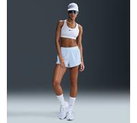 Nike Swift Women's Dri-FIT Mid-Rise 2-in-1 Running Shorts - Blue - Polyester/Elastane L (UK 16-18)