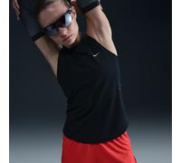 Nike Swift Women's Dri-FIT Running Tank Top - Black - Polyester/Elastane S (UK 8-10)