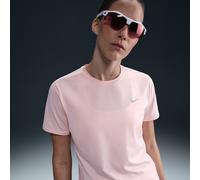 Nike Swift Women's Dri-FIT Short-Sleeve Running Top - Pink - Polyester/Elastane L (UK 16-18)