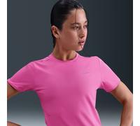 Nike Swift Women's Dri-FIT Short-Sleeve Running Top - Pink - Polyester/Elastane XS (UK 4-6)