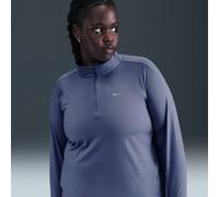 Nike Swift Women's Dri-FIT UV 1/4-Zip Running Top - Blue - Polyester/Elastane 2X