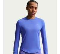 Nike Swift Women's Dri-FIT UV Long-Sleeve Crew-Neck Running Top - Blue - Polyester/Elastane XXL (UK 24-26)