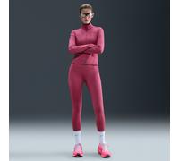 Nike Swift Women's High-Waisted 7/8 Running Leggings with Pockets - Purple - Polyester M (UK 12-14)