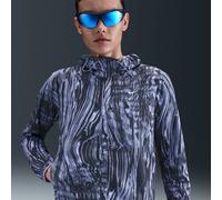 Nike Swift Women's Repel UV Printed Running Jacket - Blue - Polyester/Elastane XS (UK 4-6)