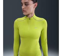 Nike Swift Women's Therma-FIT ADV 1/4-Zip Running Top With Reflective Design Accents - Green M (UK 12-14)