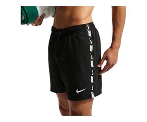 NIKE Swim Breaker Logo Tape 5" Volley Short Black