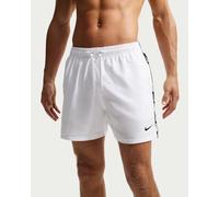 Nike Swim Breaker Logo Tape 5Inch Volley Swim Shorts White - M