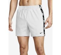 Nike Swim Breaker Logo Tape 5Inch Volley Swim Shorts White - S