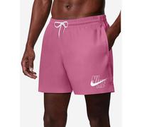 Nike Swim Breaker Swim Logo 5Inch Volley Swimsuit Pastel Pink - XXL