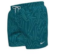 NIKE Swim Breaker Tossed SWOOS 5" Volley Short Green Abyss