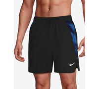Nike Swim Contend Graphic 5Inch Volley Swimsuit Black Blue - XS