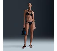 Nike Swim Essential Women's Tie-String Bikini Bottoms - Black - Polyester/Elastane XL (UK 20-22)