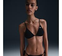 Nike Swim Essential Women's Triangle Bikini Top - Black - Polyester/Elastane M (UK 12-14)