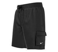 NIKE SWIM Girl's Swimwear Board Shorts, Black, L