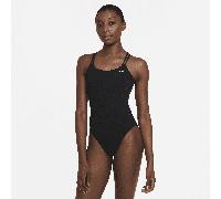 Nike Swim HydraStrong Essential Women's Spiderback One Piece - Black - Recycled Polyester 12