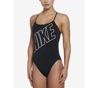 Nike Womens Adjustable Crossback Swimsuit, Black, Size 36, Women Black