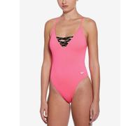 Nike Swim Icon Crossback One Piece Swimsuit Pink Women - S