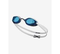 Nike Swim Legacy Goggle Swimming Goggles White with Clear Blue Lenses