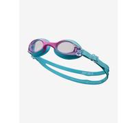 Nike Swim Lil Swoosh Swimming Goggles Clear Lenses Blue Pink Junior