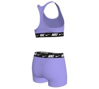 Nike Swim Logo Tape Bikini Purple 7-8 Years Girl