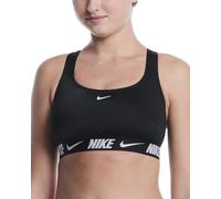 Nike Swim Logo Tape Bikini Top Black Women - M