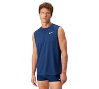 Nike Swim Men's Essential Sleeveless Hydroguard Rash Guard Midnight Navy XLarge/Navy Blue