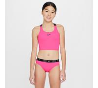 Nike Swim Older Kids' (Girls') Cross-Back Midkini Set - Pink - Nylon/Elastane S