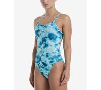 Nike Swim Performance Practice Cutout One Piece Swimsuit Light Blue Dark Blue Women - 38