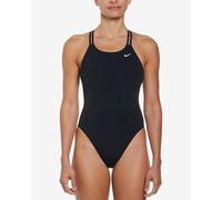 NIKE Spiderback One Piece Swimsuit for Women, Womens, Sweatsuit, NESSA003-001, Black, XL