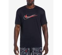 Nike Swim Stacked Swoosh Short Sleeve T-Shirt Black - S