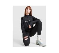 Nike Pro Older Kids' (Girls') Dri-FIT 1/4-Zip Top - Black - Polyester M