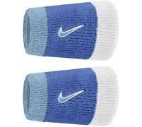 Nike Swoosh Classic Double Wide Wristband 2P Comet Blue/Summit White/Comet Blue BN4000-432