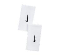 Nike Swoosh Double-Wide Wristbands 2.0 (2-Pack) - White ONE SIZE