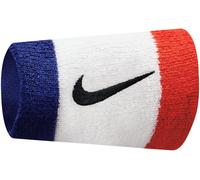 Nike Doublewide Swoosh Wristbands Black/White SweatBands Gym Running Tennis