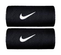 Nike Swoosh Doublewide Wristband 2 Pack - Dark Blue, White