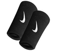 Nike Swoosh Doublewide Wristband - Ideal for Running and Training, Stylish Black Design for Enhanced Comfort and Performance