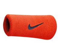 Nike Swoosh Doublewide Wristbands Sweatband Cotton and Nylon in Team Orange College Navy N.000.1586.804.OS
