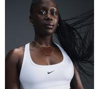 Nike Pro Swoosh Medium-Support Sports Bra Womens - Brown brown 8 (XS)