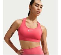 Nike Swoosh Medium Support Bra L Orange Women