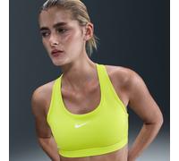 Nike Swoosh Medium-Support Women's Padded Sports Bra - Green - Polyester/Elastane M